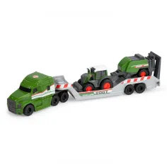 Mikro dostavni tovornjak s traktorjem Fendt in balirko - Dickie Toys slika 2