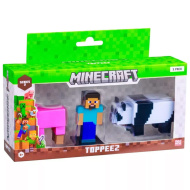 Minecraft 3D Toppeez 2. serija, komplet 3 figuric, več vrst - 1 kos
