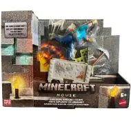 Minecraft: Film – Steve in komplet igrač z rudniškim vozičkom – Mattel