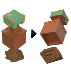 Minecraft Reveal minifigurica v škatlici za shranjevanje - Azalea - Mattel slika 3