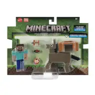 Minecraft: komplet figur Steve in osel - Mattel