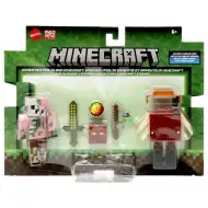 Minecraft: komplet figur Zombified Piglin in Strider – Mattel