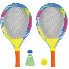 Mini komplet za badminton, 2 kosa - Woodyland