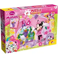 Minnie Miška 2 v 1, 60-delni puzzle in pobarvanka 50x35 cm - Lisciani