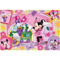 Minnie Miška 2 v 1, 60-delni puzzle in pobarvanka 50x35 cm - Lisciani slika 2