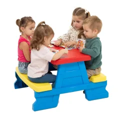 Modra piknik miza 70x79x47cm slika 2
