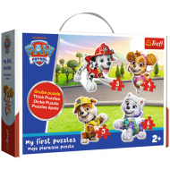 Moja prva sestavljanka: Paw Patrol 4 v 1 — sestavljanke z 6, 5, 4 in 3 kosi - Trefl