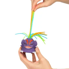 Monster Fun: Zabavna kosmata pošast s raztegljivimi lasmi v različnih različicah 1 kos slika 2