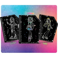 Monster High Prijatelji za vedno komplet za ustvarjanje slik, 44 strani – Lisciani slika 2