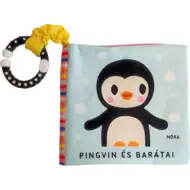 Móra: Pingvin in prijatelji šumeča tekstilna knjiga z grizalom