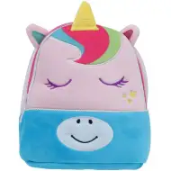 Must... Samorog rožnato otroški plišasti nahrbtnik 27x7x24 cm