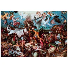 Muzejska zbirka: Bruegel - Padec uporniških angelov 1000-delna sestavljanka s posterjem - Clementoni slika 2