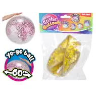 Napihljiva bleščeča žoga 60 cm v več različicah