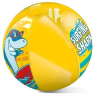 Napihljiva plažna žoga s motivom morskega psa 50 cm - Mondo Toys