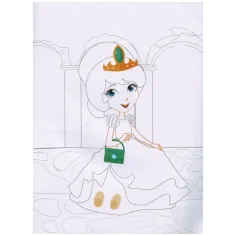 Pobarvaj s svojim prstom - Princeske slika 3