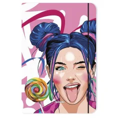 Nebulo: Candy Girl mapa z elastiko, velikost A4