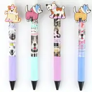 Nebulo: Darling Dogs gelinasti svinčnik z izbrisljivo konico in motivom psa, različne vrste, 1 kos