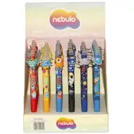 Nebulo: Gelin pisalo s pritiskom in radirko z vesoljčki, na voljo več različic, 1 kos