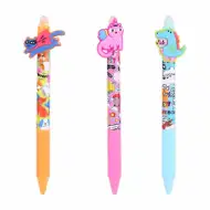 Nebulo: Gelno pisalo z radirko na pritisk, z motivom mačk v kostumu, več vrst, 1 kos