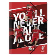 Nebulo: Liverpool kartonska mapa z gumico A4, različne, 1 kos