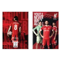 Nebulo: Liverpool spiralni zvezek, črtan, 70 listov, format A4, 1 kos