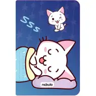 Nebulo: Mapa z elastiko, velikost A4, Mačka
