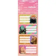 Nebulo: Nalepke za zvezke s prikupnimi živalmi, set 12 kosov