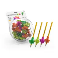 Nebulo: Silikonski neonski držalo za svinčnik v različnih barvah 1 kos