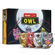 Nebulo: Silka radirka - sova vzorec 1 kos