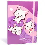 Nebulo: Škatla za zvezke A/4 velikosti z mačjim motivom