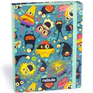 Nebulo: Škatla za zvezke velikosti A/5 z motivom zabavnih pošasti