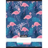 Nebulo: Spenjani zvezek s flamingo vzorcem 87-32 A/4