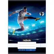 Nebulo: Spenjeni zvezek A5 20-32 Kul vzorec - Nogometaš
