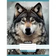 Nebulo: Spenjeni zvezek s kvadratki in vzorcem volka 87-32 A/4