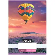 Nebulo: Spet 4. razred z zvezanim balonom nad sivko, črtasti zvezek 21-32 A/5