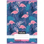 Nebulo: Spet zvezana črtasta 3. razredna zvezek z motivom plamenca 12-32 A/5