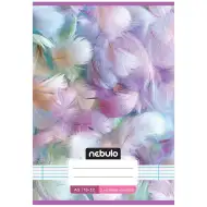 Nebulo: Spet zvezana črtasta beležka za 2. razred z motivom peresa, 16-32 strani, A/5