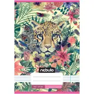 Nebulo: Speta črtasta beležka za 4. razred z vzorcem leoparda, format A/5, 21-32