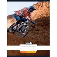 Nebulo: Speta gladka zvezek z motivom kolesarja 80-32 A/4
