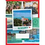 Nebulo: Speta preprosta zvezek s sponkami z motivom Madžarske, 80-32 A/4