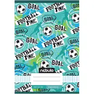 Nebulo: Speta zvezek s karo vzorcem, napis “Football time”, format A/5, 27-32 listov