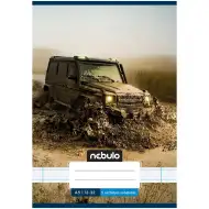 Nebulo: Speta zvezek z motivom terenskega vozila za 3. razred, črtasto, format A/5, 12-32