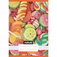 Nebulo: Speta zvezka z motivom bonbonov, karo, 27-32 A/5