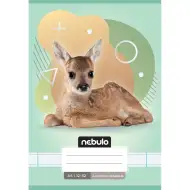 Nebulo: Speti zvezek za 3. razred, črtasti, A5, 12-32, z živalmi - z jelenčkom