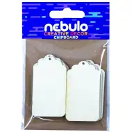 Nebulo: Spremljevalne etikete iz kartona, okrasni komplet, 6 kosov