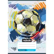 Nebulo: Zvezek s črtami za 4. razred, motiv nogometne žoge, A/5 27-32