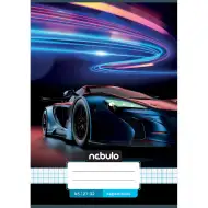 Nebulo: Zvezek s kvadratki z motivom neonskega avtomobila A/5 27-32