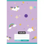 Nebulo: Zvezek s sponkami A/5 z motivom samoroga