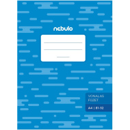 Nebulo: črtast zvezek s sponko 81-32 A4
