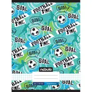 Nebulo: speti zvezek s karo vzorcem in napisom "Football time" 87-32 A/4